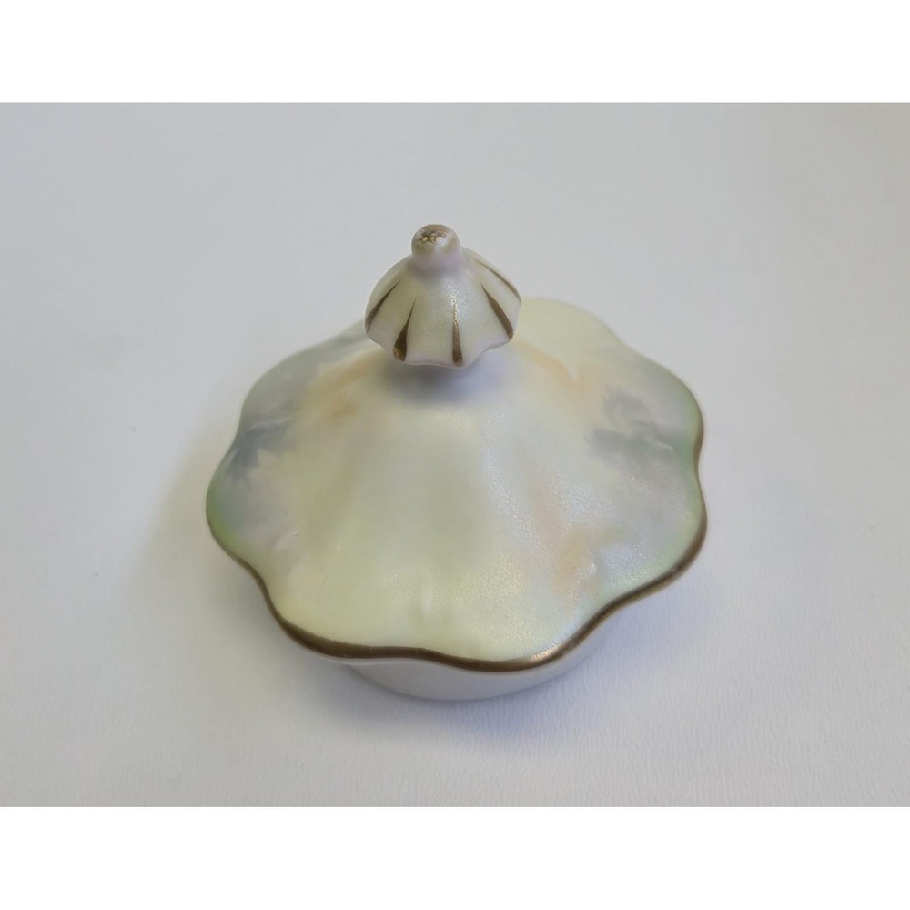 Antique R.S. Prussia "Swans on Lake" Chocolate Pot - Satin Finish - Art Nouveau - Picture 14 of 16